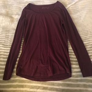 Eddie Bauer Outdoor Long Sleeved Purple Shirt